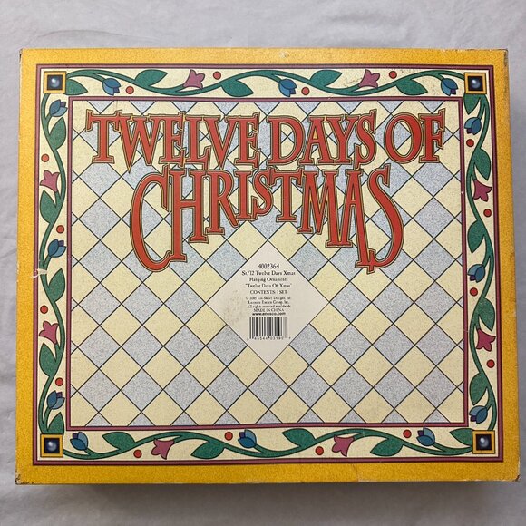 Jim Shore Heartwood Creek, Twelve Days of Christmas Ornament Set - Picture 13 of 16